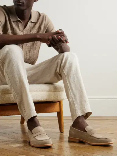 MR P. Scott Suede Penny Loafers - Men | Thumbnail 2 MR P. Scott Suede Penny Loafers - Men | Thumbnail 2