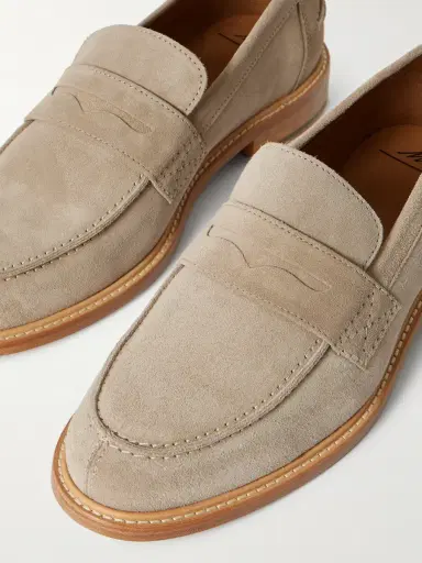 MR P. Scott Suede Penny Loafers - Men | Thumbnail 5 MR P. Scott Suede Penny Loafers - Men | Thumbnail 5