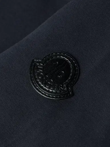 Moncler Logo-Appliquéd Cotton-Blend Jersey Half-Zip Sweatshirt - Men | Thumbnail 5 Moncler Logo-Appliquéd Cotton-Blend Jersey Half-Zip Sweatshirt - Men | Thumbnail 5