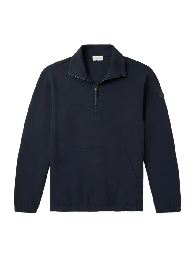 Logo-Appliquéd Cotton-Blend Jersey Half-Zip Sweatshirt - Men Logo-Appliquéd Cotton-Blend Jersey Half-Zip Sweatshirt - Men