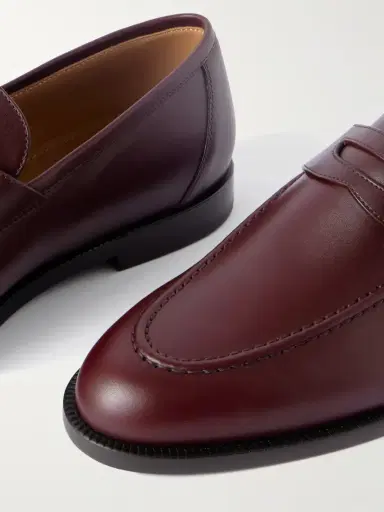 Loro Piana Sergio Leather Loafers | Thumbnail 4 Loro Piana Sergio Leather Loafers | Thumbnail 4
