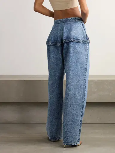 Alaïa Wide-leg Jeans | Thumbnail 3 Alaïa Wide-leg Jeans | Thumbnail 3