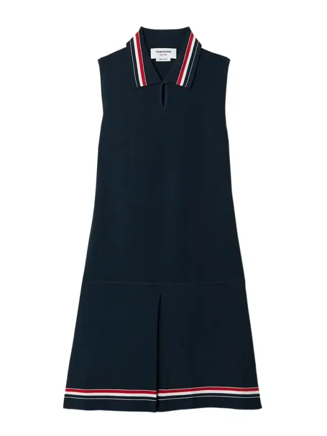 Pleated Striped Stretch-knit Mini Dress
