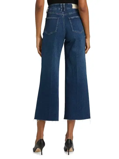 Paige Women's Anessa Crop Wide-Leg Jeans - Amoroso | Thumbnail 5 Paige Women's Anessa Crop Wide-Leg Jeans - Amoroso | Thumbnail 5