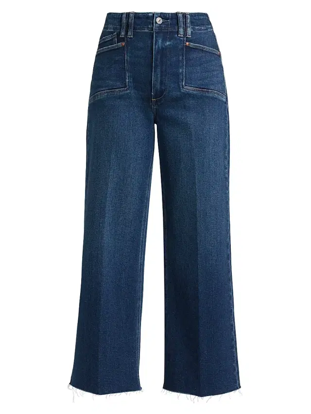 Women's Anessa Crop Wide-Leg Jeans - Amoroso