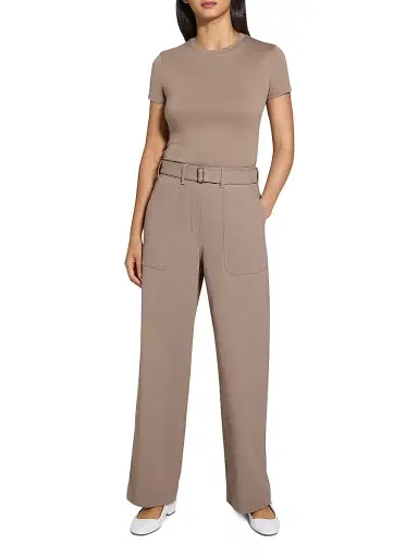 Theory Women's Utility Wide-Leg Pants | Thumbnail 2