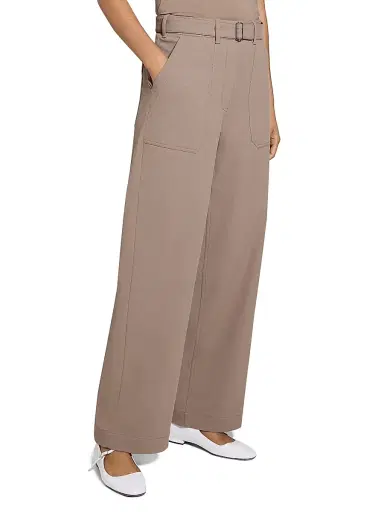 Theory Women's Utility Wide-Leg Pants | Thumbnail 4