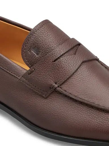 Tod's Men's Logo-Detailed Leather Loafers - Castagna - Size 13 | Thumbnail 5 Tod's Men's Logo-Detailed Leather Loafers - Castagna - Size 13 | Thumbnail 5