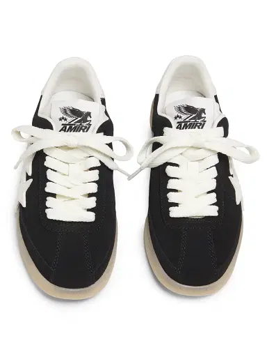 AMIRI Women's Pacific Star Leather Low-Top Sneakers - Black - Size 5 | Thumbnail 4
