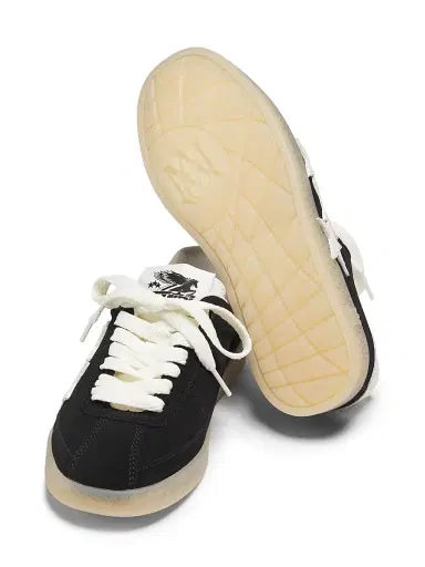 AMIRI Women's Pacific Star Leather Low-Top Sneakers - Black - Size 5 | Thumbnail 6