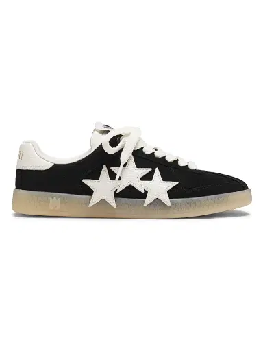 AMIRI Women's Pacific Star Leather Low-Top Sneakers - Black - Size 5 | Thumbnail 1