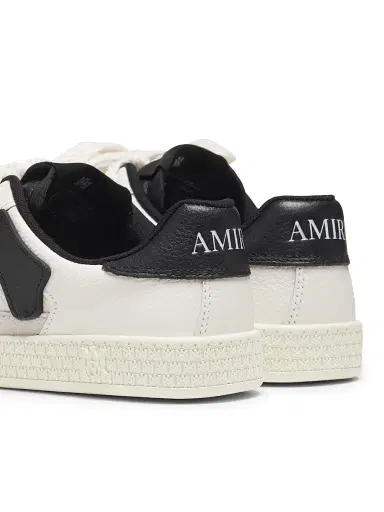 AMIRI Women's Pacific Bones Leather Low-Top Sneakers - Black - Size 10 | Thumbnail 3