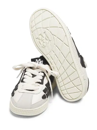 AMIRI Women's Pacific Bones Leather Low-Top Sneakers - Black - Size 10 | Thumbnail 4