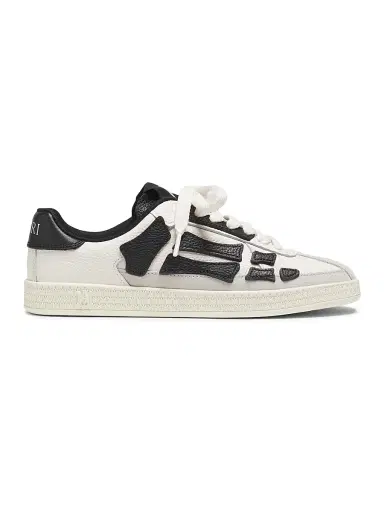 AMIRI Women's Pacific Bones Leather Low-Top Sneakers - Black - Size 10 | Thumbnail 1