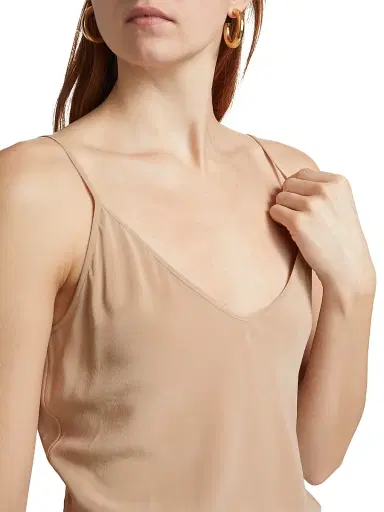 L'Agence Women's Lexi Silk Camisole Top | Thumbnail 6