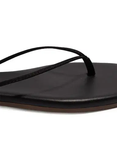 Tkees Women's Lilu Leather Square Toe Sandals - Sable | Thumbnail 4