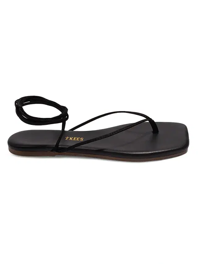 Tkees Women's Lilu Leather Square Toe Sandals - Sable
