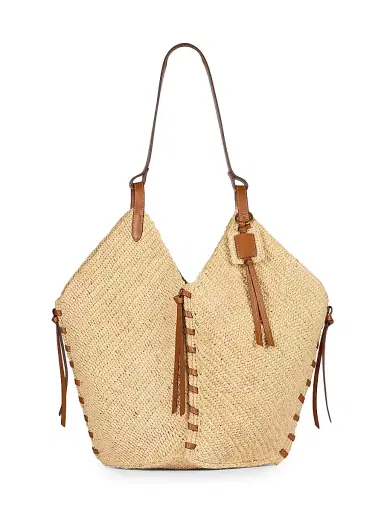Isabel Marant Women's Tampa Raffia & Leather Tote Bag | Thumbnail 1 Isabel Marant Women's Tampa Raffia & Leather Tote Bag | Thumbnail 1