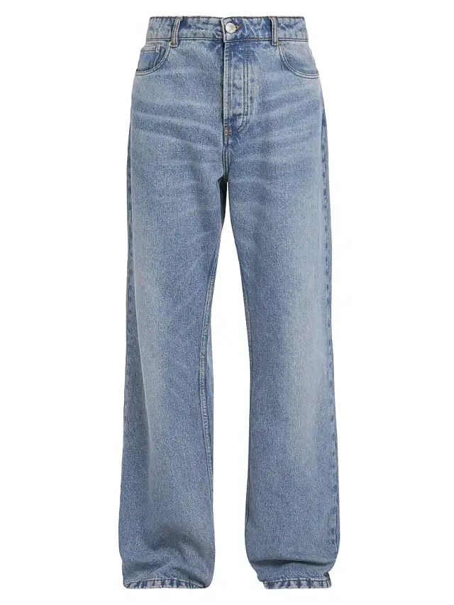 Men's Classic Fit Straight-Leg Jeans - Used Blue