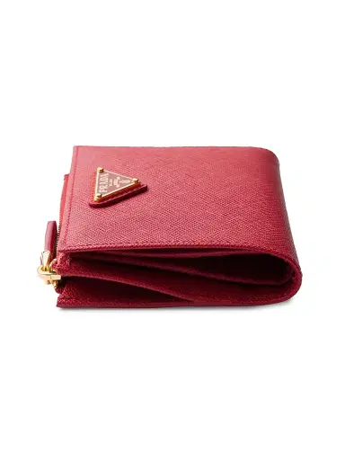 Prada Women's Small Saffiano Leather Wallet - Red | Thumbnail 4
