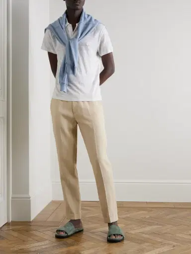 Vilebrequin Linen Polo Shirt - Men | Thumbnail 2 Vilebrequin Linen Polo Shirt - Men | Thumbnail 2