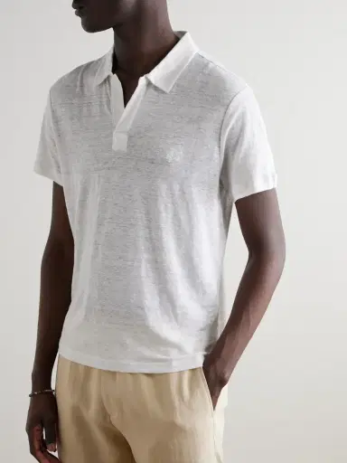 Vilebrequin Linen Polo Shirt - Men | Thumbnail 3 Vilebrequin Linen Polo Shirt - Men | Thumbnail 3