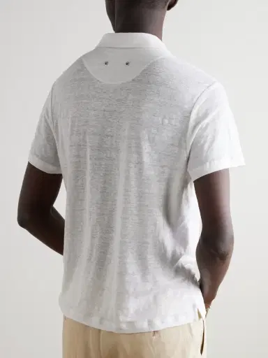 Vilebrequin Linen Polo Shirt - Men | Thumbnail 4 Vilebrequin Linen Polo Shirt - Men | Thumbnail 4