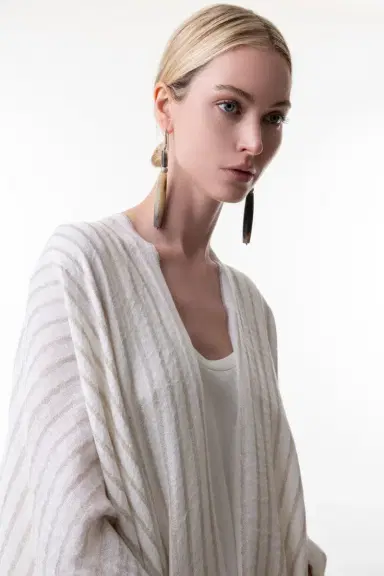 Brunello Cucinelli Horn Drop Earrings | Thumbnail 4