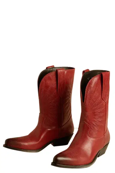 Golden Goose Wish Star Low Boot - Cherry Red | Thumbnail 7 Golden Goose Wish Star Low Boot - Cherry Red | Thumbnail 7