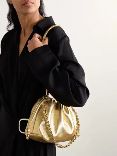 Loewe Flamenco Metallic Leather Clutch | Thumbnail 2 Loewe Flamenco Metallic Leather Clutch | Thumbnail 2