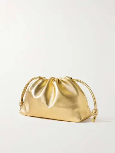 Loewe Flamenco Metallic Leather Clutch | Thumbnail 3 Loewe Flamenco Metallic Leather Clutch | Thumbnail 3