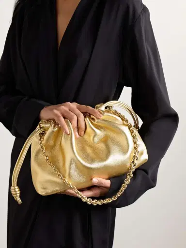 Loewe Flamenco Metallic Leather Clutch | Thumbnail 6 Loewe Flamenco Metallic Leather Clutch | Thumbnail 6