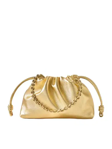 Loewe Flamenco Metallic Leather Clutch | Thumbnail 1 Loewe Flamenco Metallic Leather Clutch | Thumbnail 1