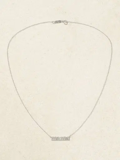 Jennifer Meyer Mama 18-karat White Gold Necklace | Thumbnail 4 Jennifer Meyer Mama 18-karat White Gold Necklace | Thumbnail 4