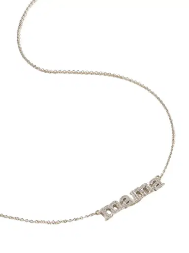 Jennifer Meyer Mama 18-karat White Gold Necklace | Thumbnail 1 Jennifer Meyer Mama 18-karat White Gold Necklace | Thumbnail 1