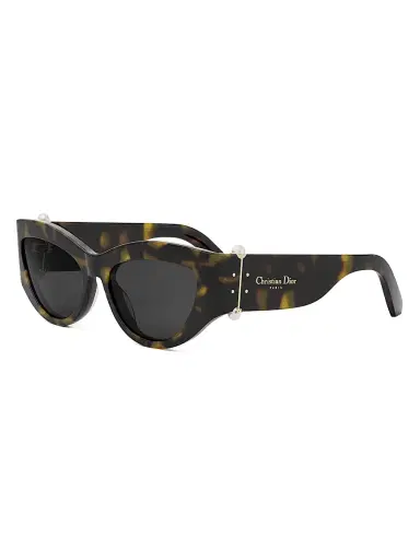 Dior Women's Tribales B1I 55MM Cat-Eye Sunglasses - Tortoise Brown | Thumbnail 1