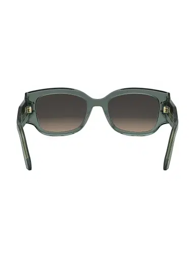 Dior Women's Signature S13I 52MM Rectangular Sunglasses - Light Green Grey | Thumbnail 5