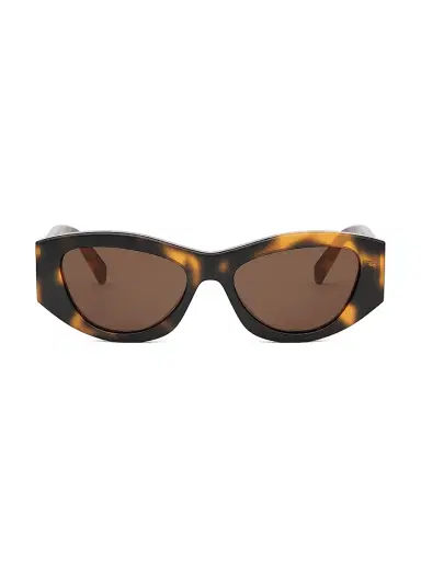 Celine Women's Triomphe 55MM Geometric Sunglasses - Blonde Havana Brown | Thumbnail 2 Celine Women's Triomphe 55MM Geometric Sunglasses - Blonde Havana Brown | Thumbnail 2