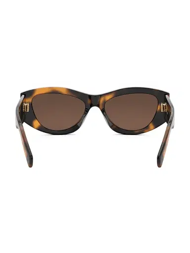 Celine Women's Triomphe 55MM Geometric Sunglasses - Blonde Havana Brown | Thumbnail 5 Celine Women's Triomphe 55MM Geometric Sunglasses - Blonde Havana Brown | Thumbnail 5
