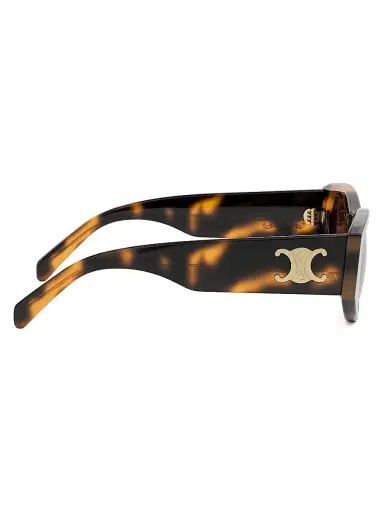 Celine Women's Triomphe 55MM Geometric Sunglasses - Blonde Havana Brown | Thumbnail 7 Celine Women's Triomphe 55MM Geometric Sunglasses - Blonde Havana Brown | Thumbnail 7