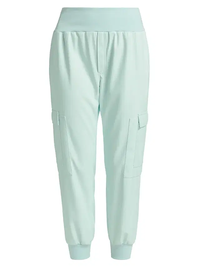 Cinq à Sept Women's Giles Vegan Leather Cargo Pants - Salt Water