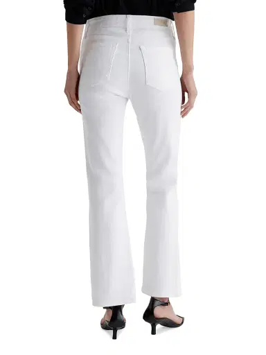 AG Jeans Women's Farrah Boot Crop Pants - Gallery White - Size 31 | Thumbnail 4