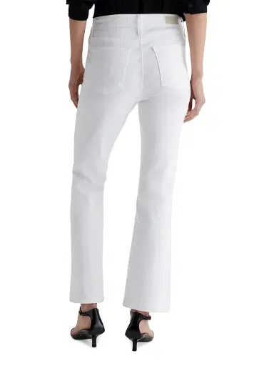 AG Jeans Women's Farrah Boot Crop Pants - Gallery White - Size 31 | Thumbnail 5
