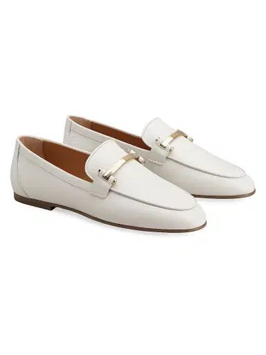 Tod's Women's Barretta Leather Loafers | Thumbnail 2 Tod's Women's Barretta Leather Loafers | Thumbnail 2