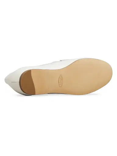 Tod's Women's Barretta Leather Loafers | Thumbnail 4 Tod's Women's Barretta Leather Loafers | Thumbnail 4