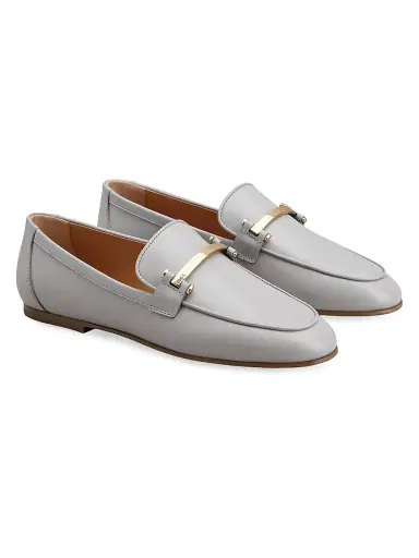 Tod's Women's Barretta Leather Loafers | Thumbnail 2 Tod's Women's Barretta Leather Loafers | Thumbnail 2