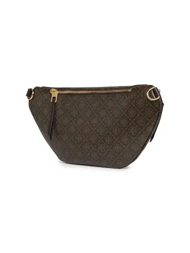 Tory Burch Women's T Mono Canvas Belt Bag - French Press | Thumbnail 4 Tory Burch Women's T Mono Canvas Belt Bag - French Press | Thumbnail 4