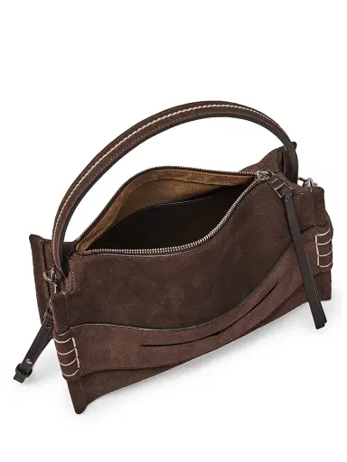 JW Anderson Women's Loafer Leather Top Handle Bag - Brown | Thumbnail 3 JW Anderson Women's Loafer Leather Top Handle Bag - Brown | Thumbnail 3