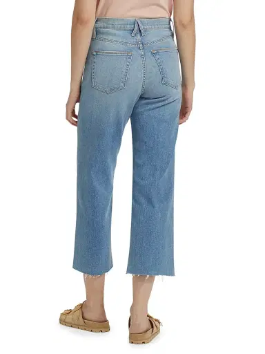 SLVRLAKE Women's Walker Crop High-Rise Jeans - California Dream | Thumbnail 5