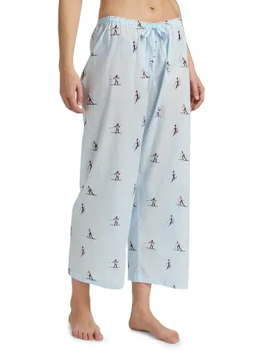 Pour Les Femmes Women's Cross Country Skiers Long-Sleeve Pajamas - Cross Country Skiers - Size Large | Thumbnail 4 Pour Les Femmes Women's Cross Country Skiers Long-Sleeve Pajamas - Cross Country Skiers - Size Large | Thumbnail 4